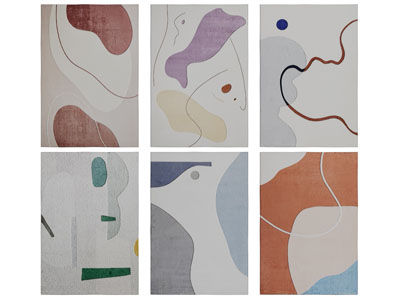 现代长方形地毯