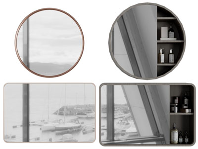 现代装饰镜子挂件