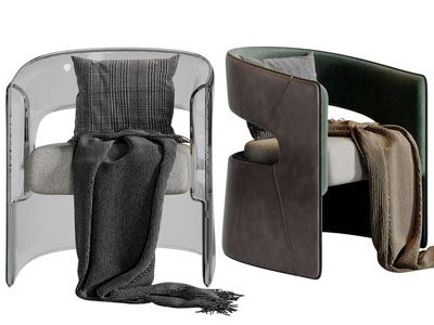 现代单人沙发3d模型 现代单人沙发