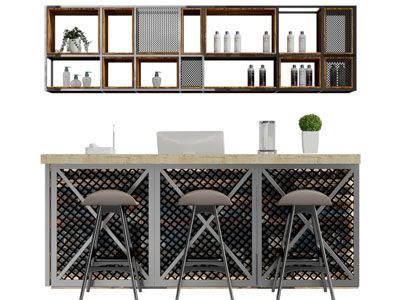 工业风吧台吧凳