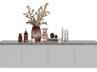 现代花瓶花卉、装饰品摆件