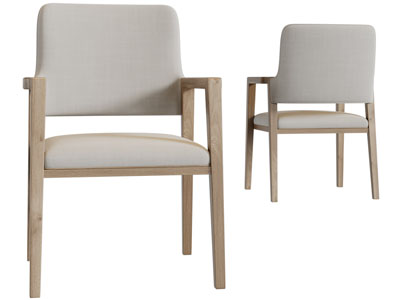 北欧实木休闲椅子