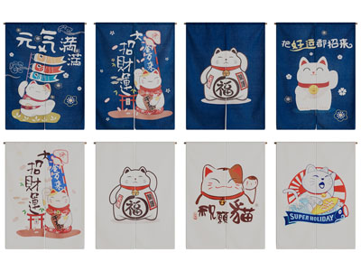 日式布艺门帘3d模型 日式布艺门帘