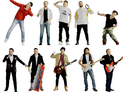 弹吉他的歌手、乐手人物