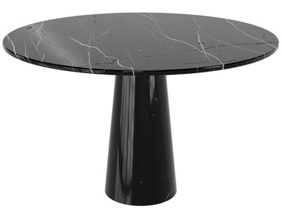 现代圆形茶几3d模型 现代圆形茶几