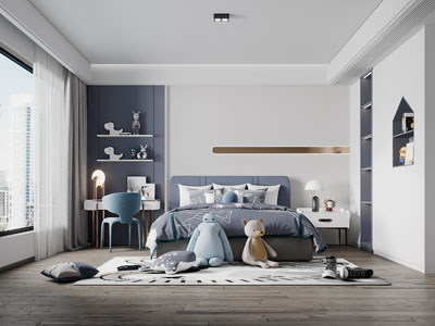 现代卧室儿童房