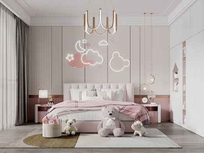 现代儿童房卧室