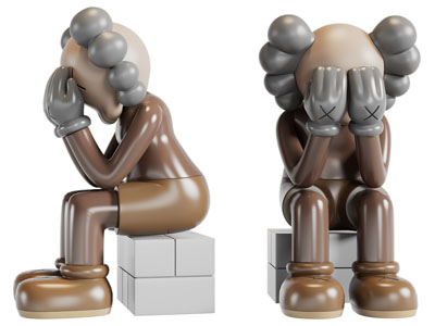 现代kwas公仔软装摆件