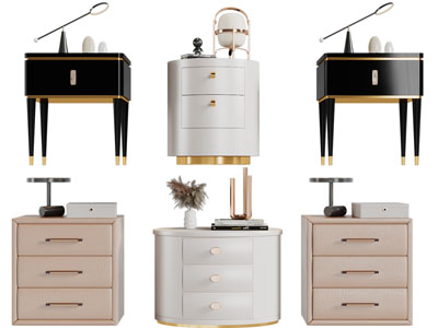 现代轻奢床头柜