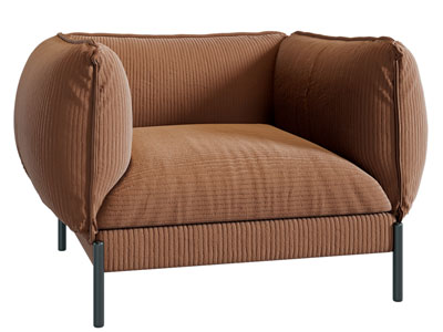 现代单人沙发3d模型 现代单人沙发