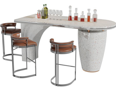 后现代吧台吧椅