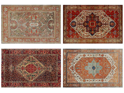 民族风图案的地毯