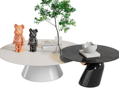 现代茶几3d模型 现代茶几