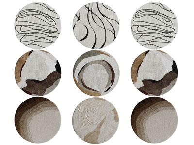 新中式圆形地毯