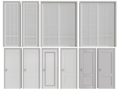 现代平开门、推拉门