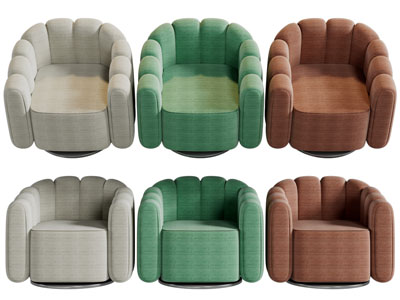 现代单人沙发3d模型 现代单人沙发