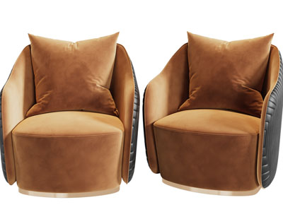 现代单人沙发3d模型 现代单人沙发