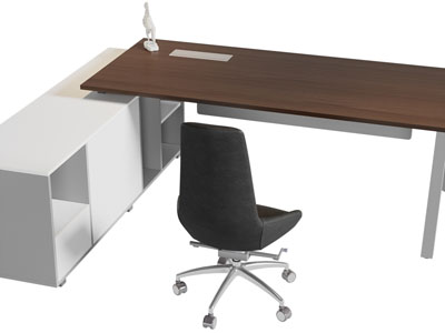 现代老板台、办公桌组合