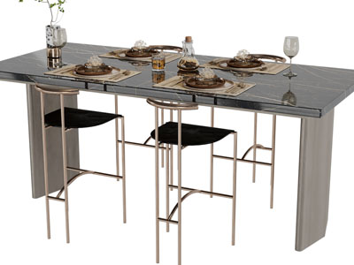 现代轻奢吧台吧椅