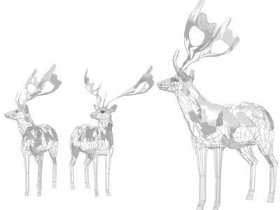 北欧麋鹿装饰品摆件