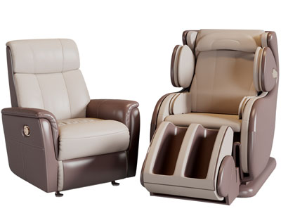 现代按摩椅、休闲椅子