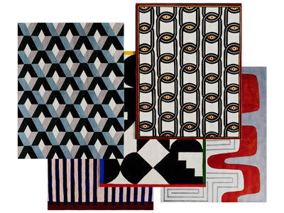 现代长方形地毯