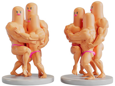 现代鸡仔装饰品摆件