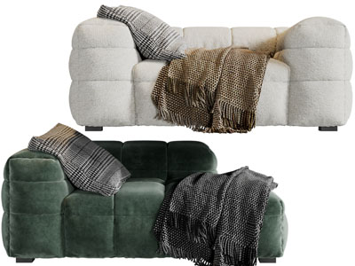 现代布艺单人沙发3d模型 现代布艺单人沙发