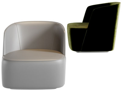 现代单人沙发3d模型 现代单人沙发