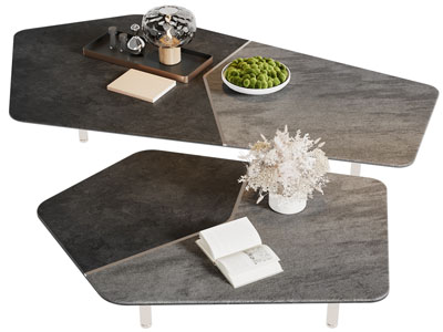 现代异形茶几3d模型 现代异形茶几