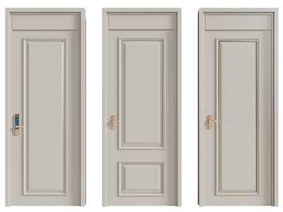 简欧入户平开门