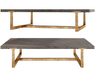 现代长方形茶几3d模型 现代长方形茶几