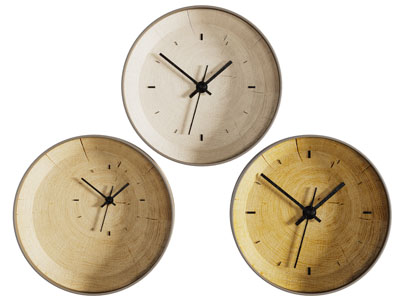 现代木质钟表3d模型 现代木质钟表