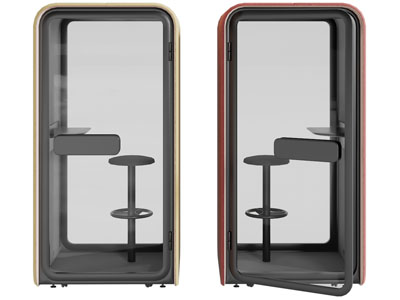 现代电话亭3d模型 现代电话亭