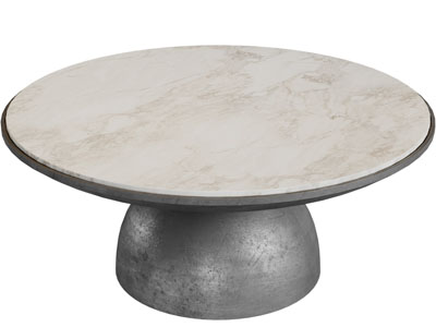 现代圆形茶几3d模型 现代圆形茶几