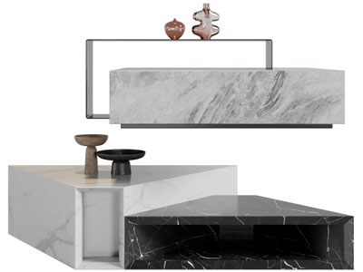 后现代茶几3d模型 后现代茶几