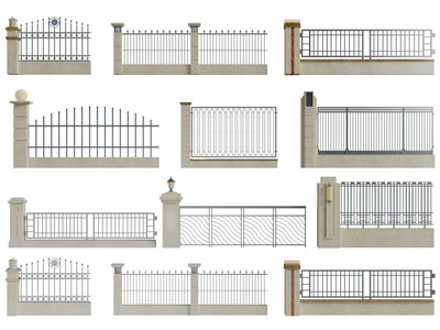 现代围墙、围栏