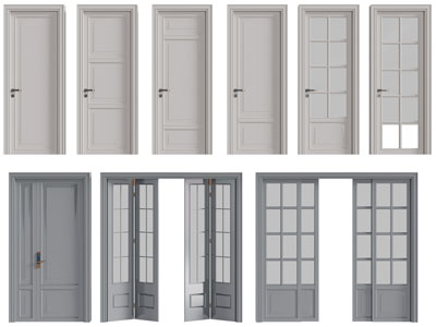 美式平开门、推拉门