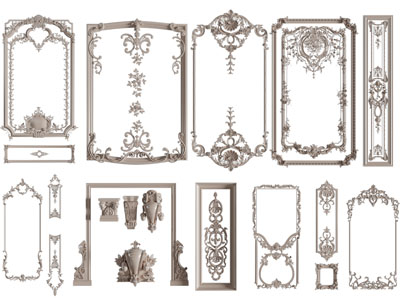 法式石膏雕花角线