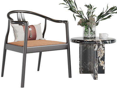 新中式休闲椅子