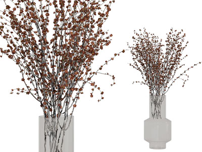 新中式花瓶花卉