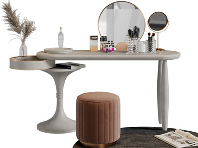 侘寂风化妆梳妆台