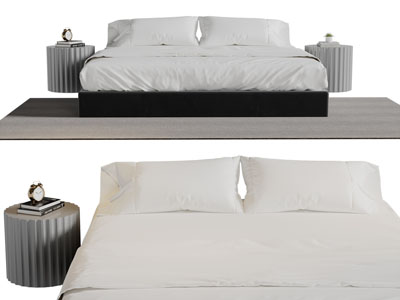 现代双人床
