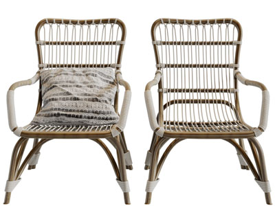 东南亚藤编休闲椅子