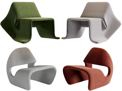 后现代休闲椅子