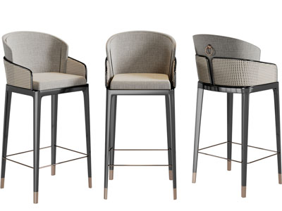 侘寂风吧椅吧凳