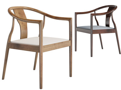 新中式实木扶手椅子