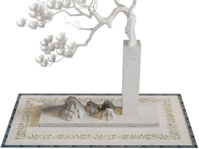 新中式景观园艺小品