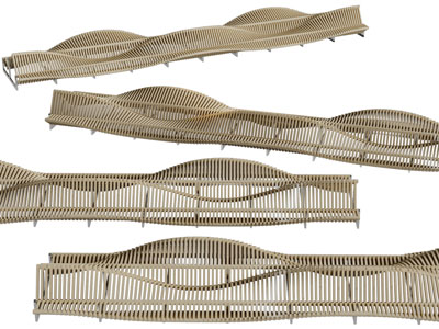 现代异形公共椅子