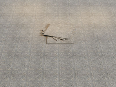 欧式地面瓷砖拼花